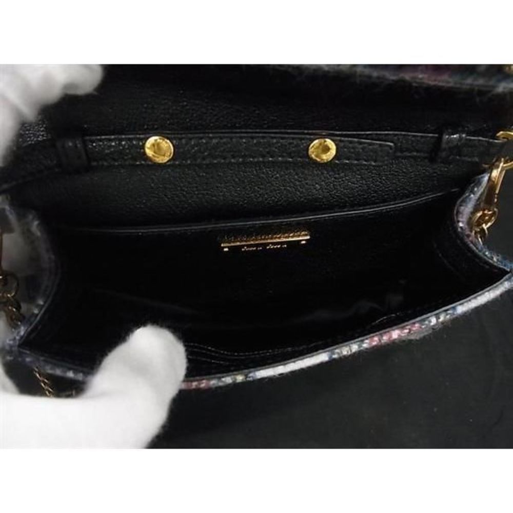 Miu Miu Wool Plaid 2way Shoulder Bag Mini Bag Red - image 7